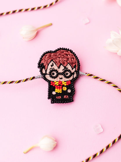 Decorative potterhead brother rakhi
