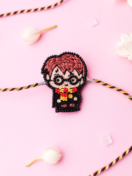 Decorative potterhead brother rakhi
