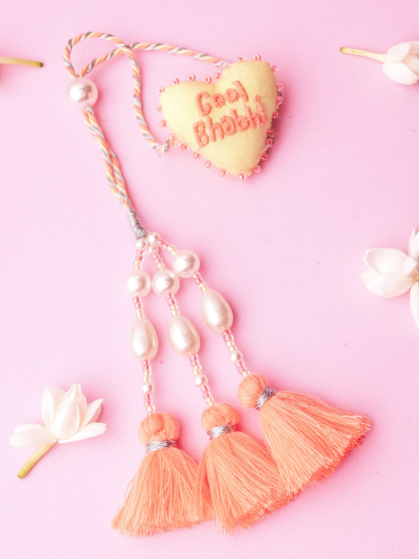 Decorative cool bhabhi lumba with pearl and tassel detail