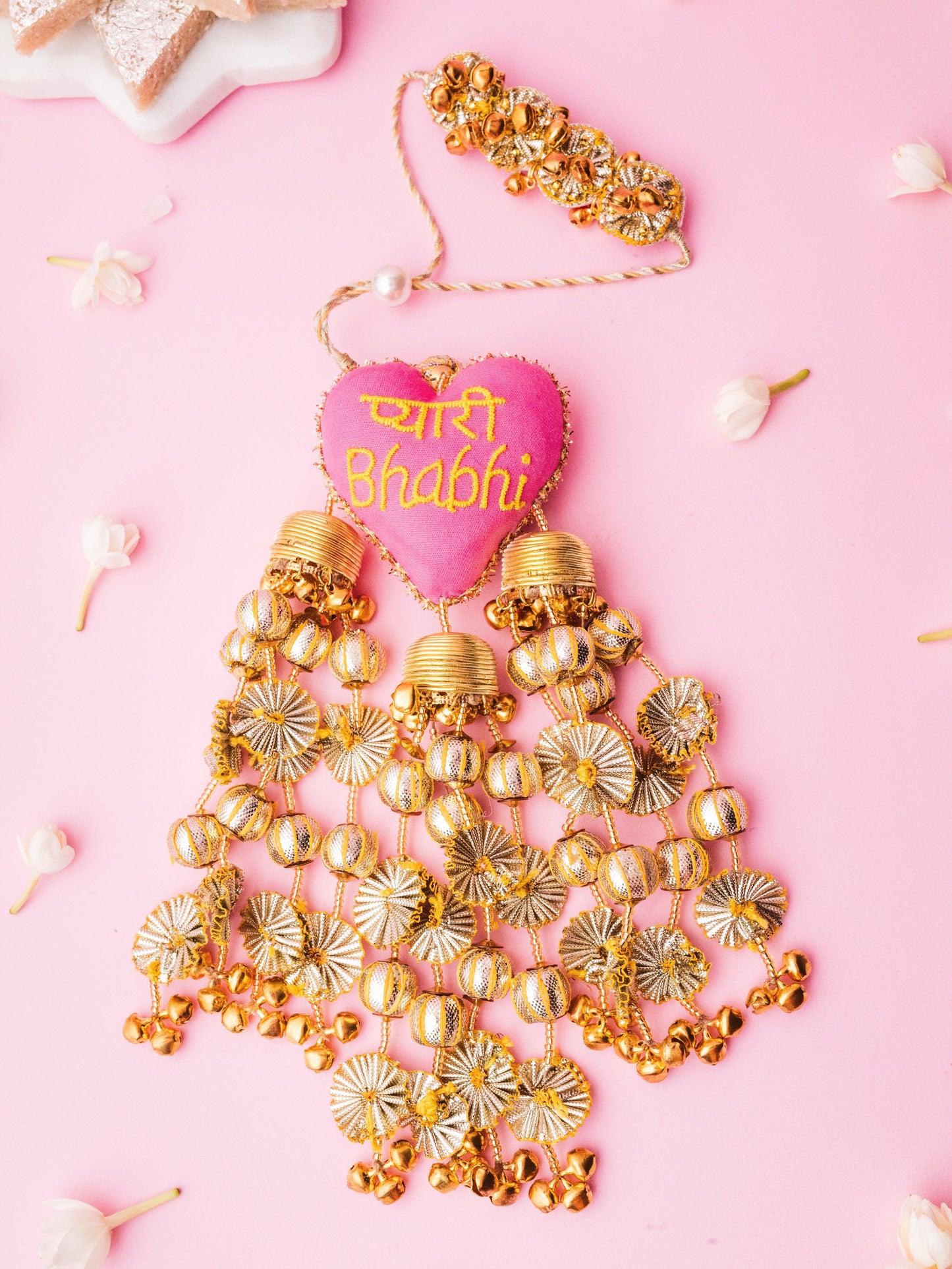 Decorative pyaari bhabhi lumba with ghungaroo detail