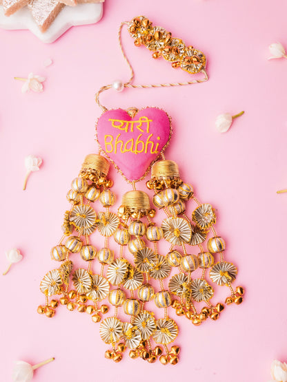 Decorative pyaari bhabhi lumba with ghungaroo detail