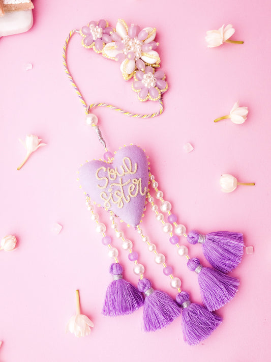 Decorative soul sister lumba with pearl and tassel detail