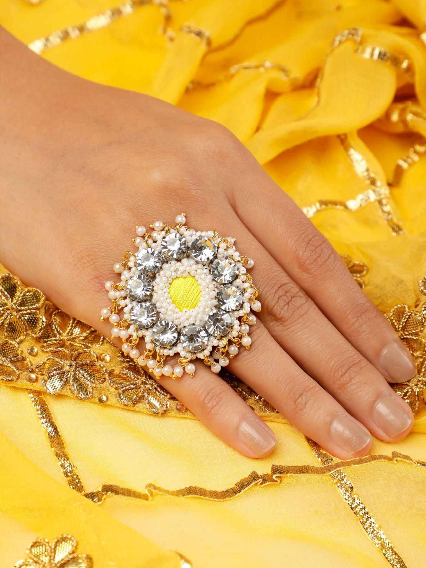 Falguni Yellow Ring