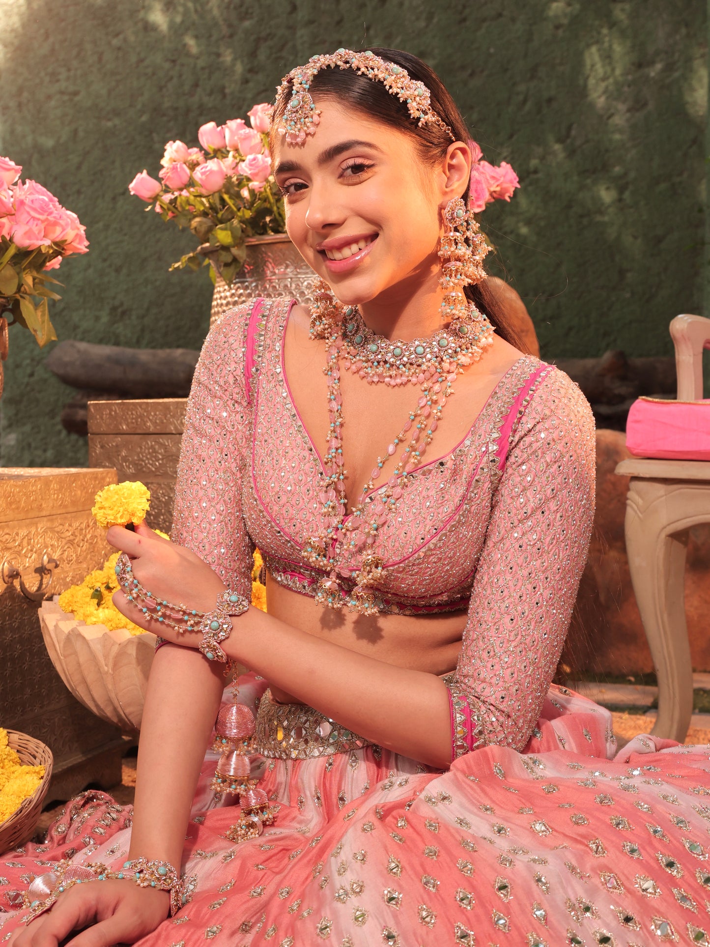 Firoza Long Necklace