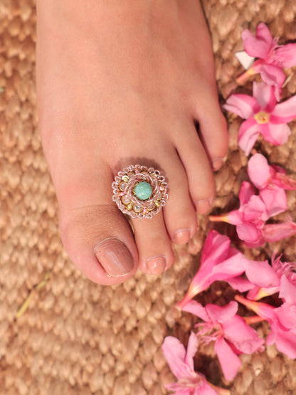 Firoza Toe Ring