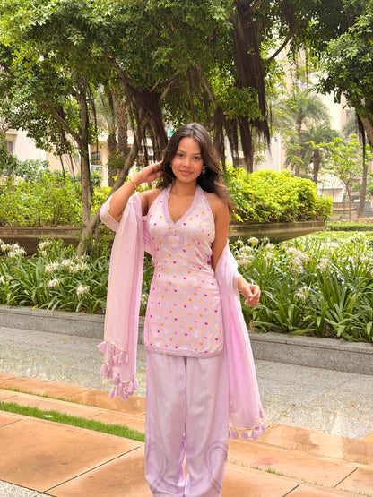 Dil Farshi Salwar Set - Lilac