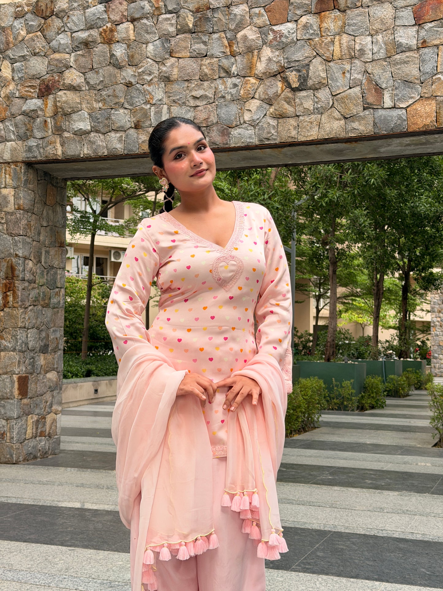 Dil Farshi Salwar Set - Pink