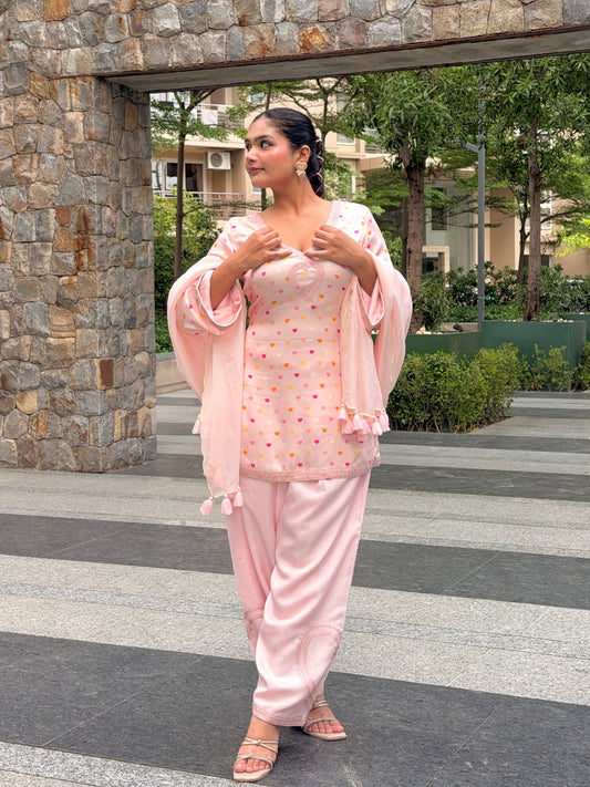 Dil Farshi Salwar Set - Pink