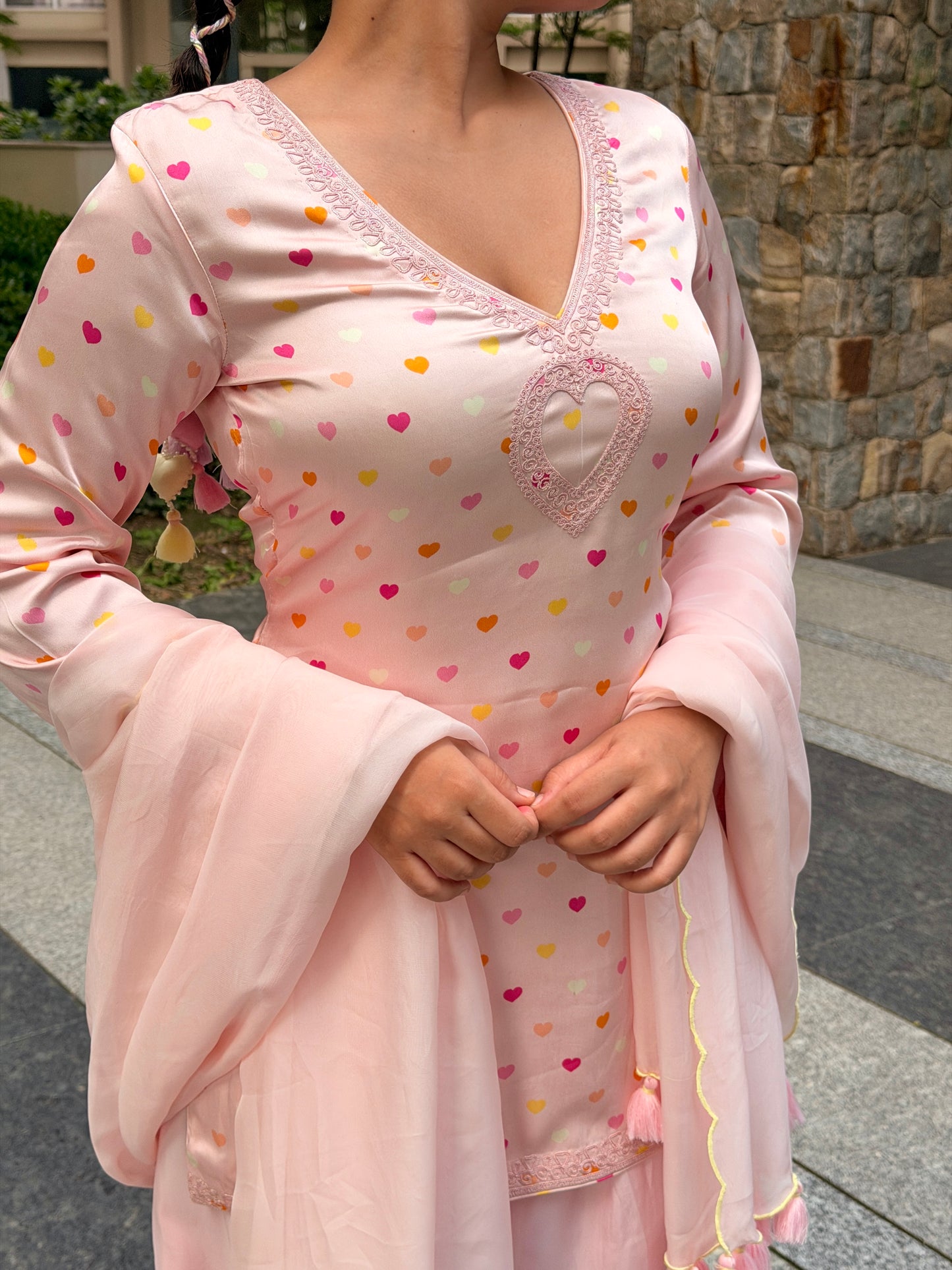 Dil Farshi Salwar Set - Pink