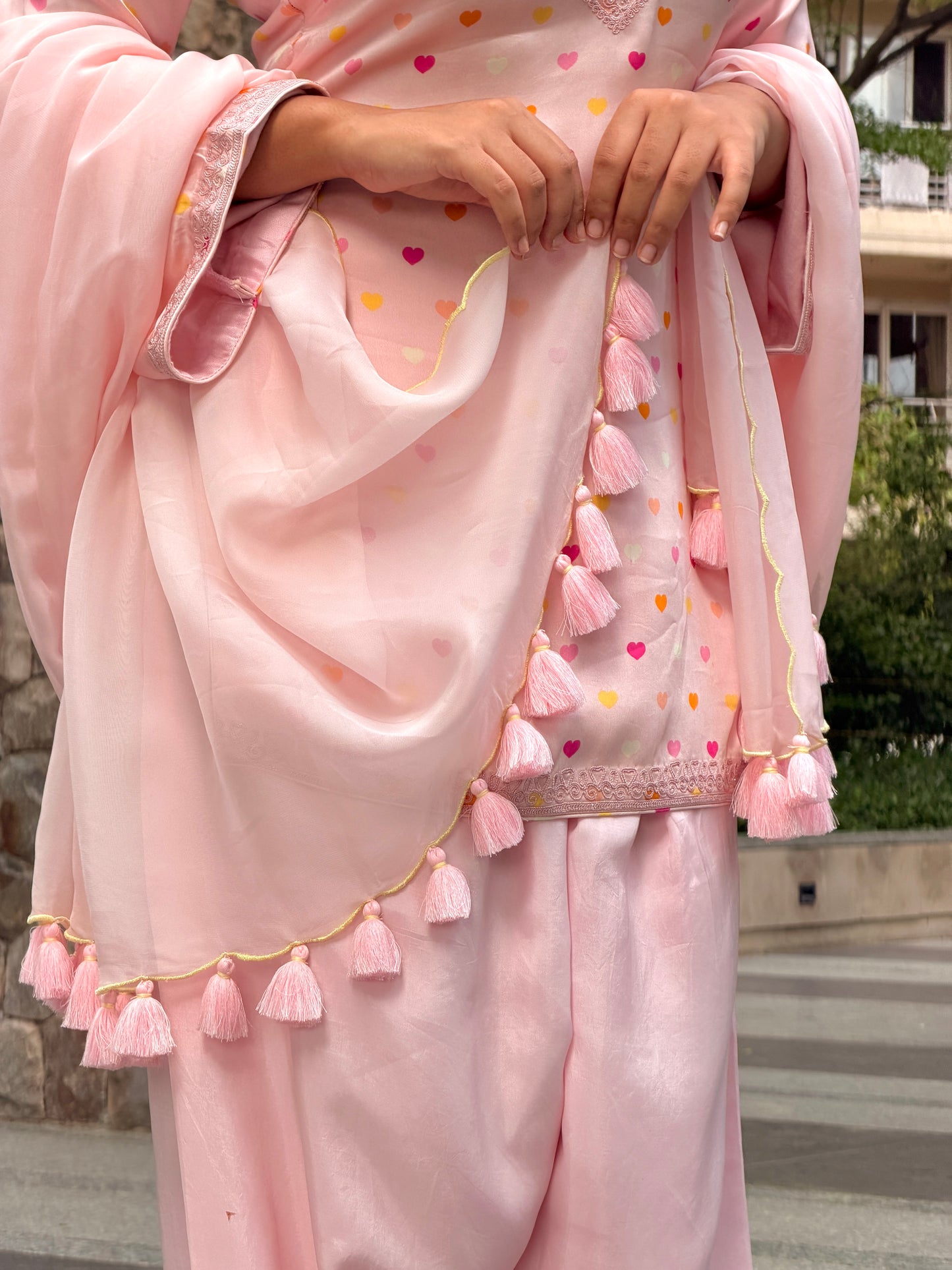 Dil Farshi Salwar Set - Pink