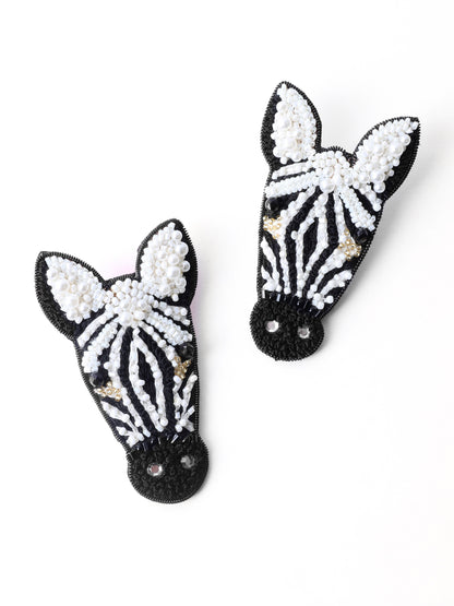 Zebra Earrings