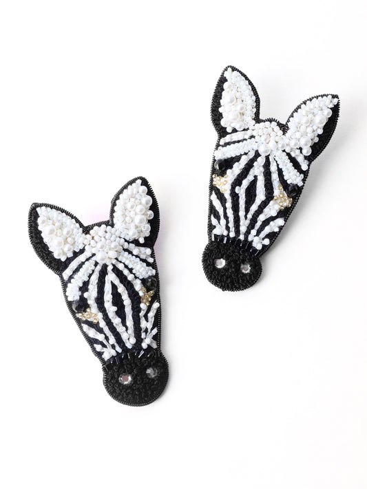 Zebra Earrings