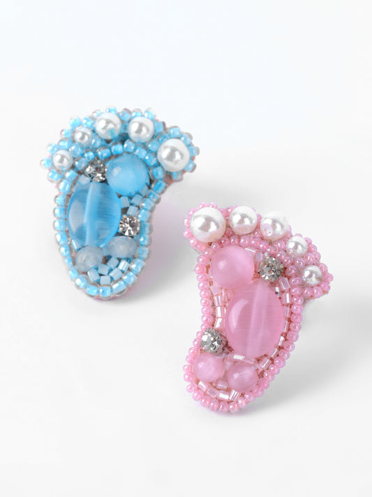 Baby Feet Stud Earrings