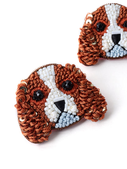 Alfie Dog Earrings