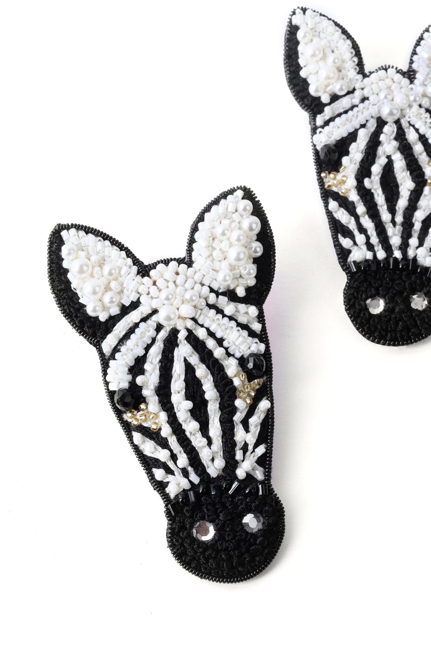 Zebra Earrings