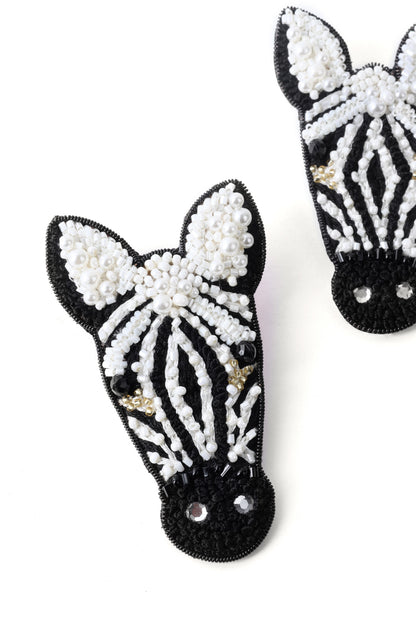 Zebra Earrings