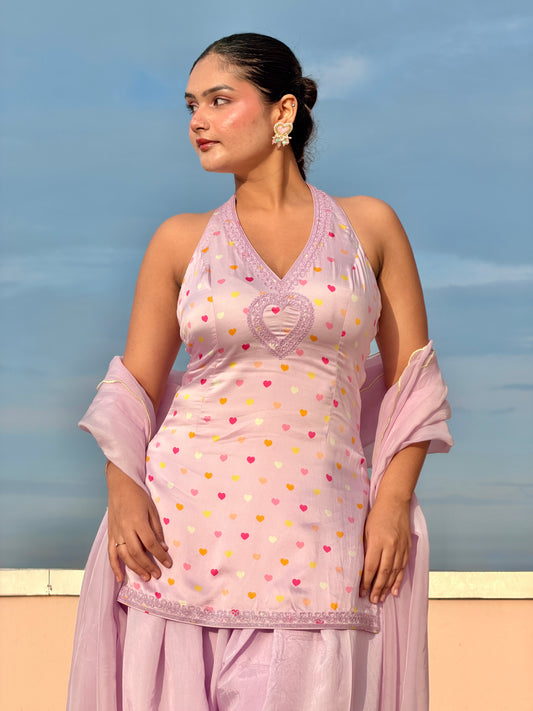 Dil Farshi Salwar Set - Lilac