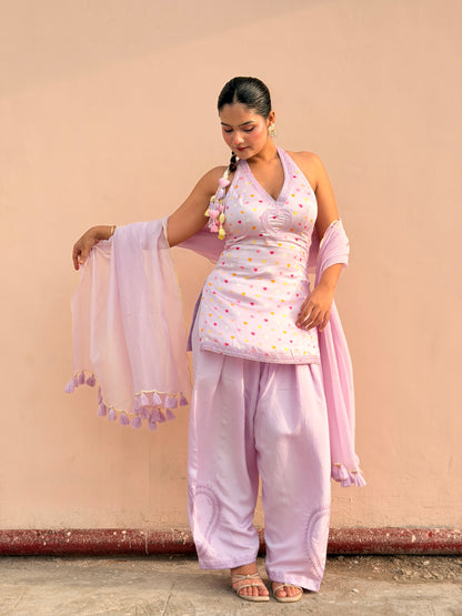 Dil Farshi Salwar Set - Lilac