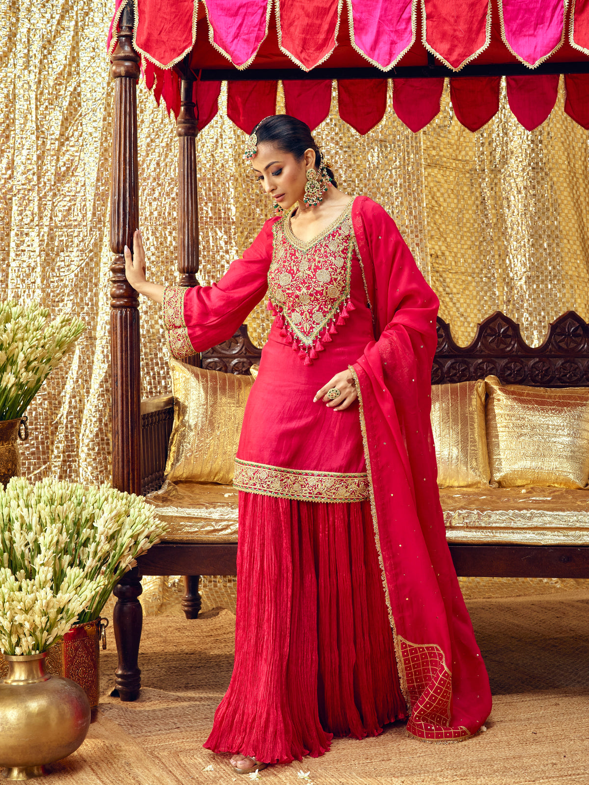 Gulaab Sharara Set