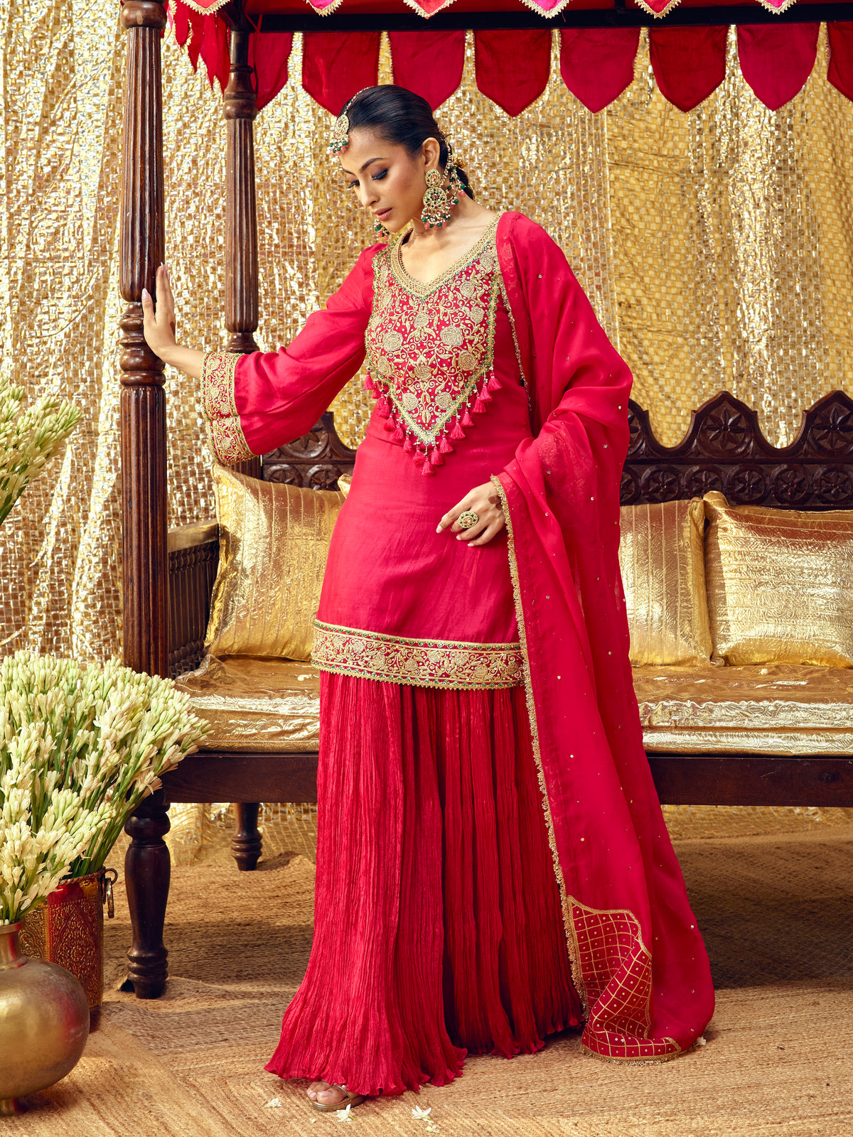 Gulaab Sharara Set