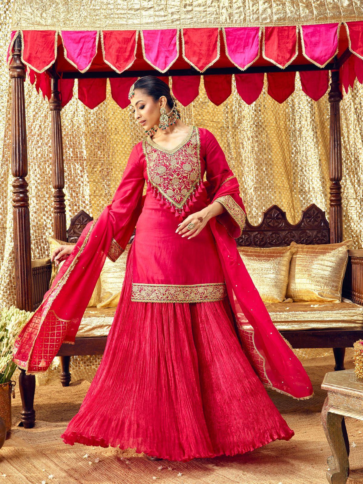 Gulaab Sharara Set