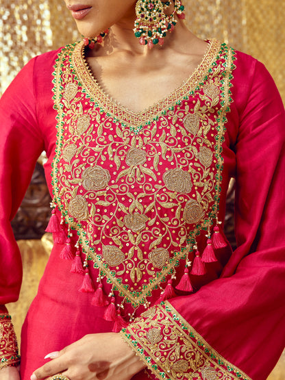 Gulaab Sharara Set