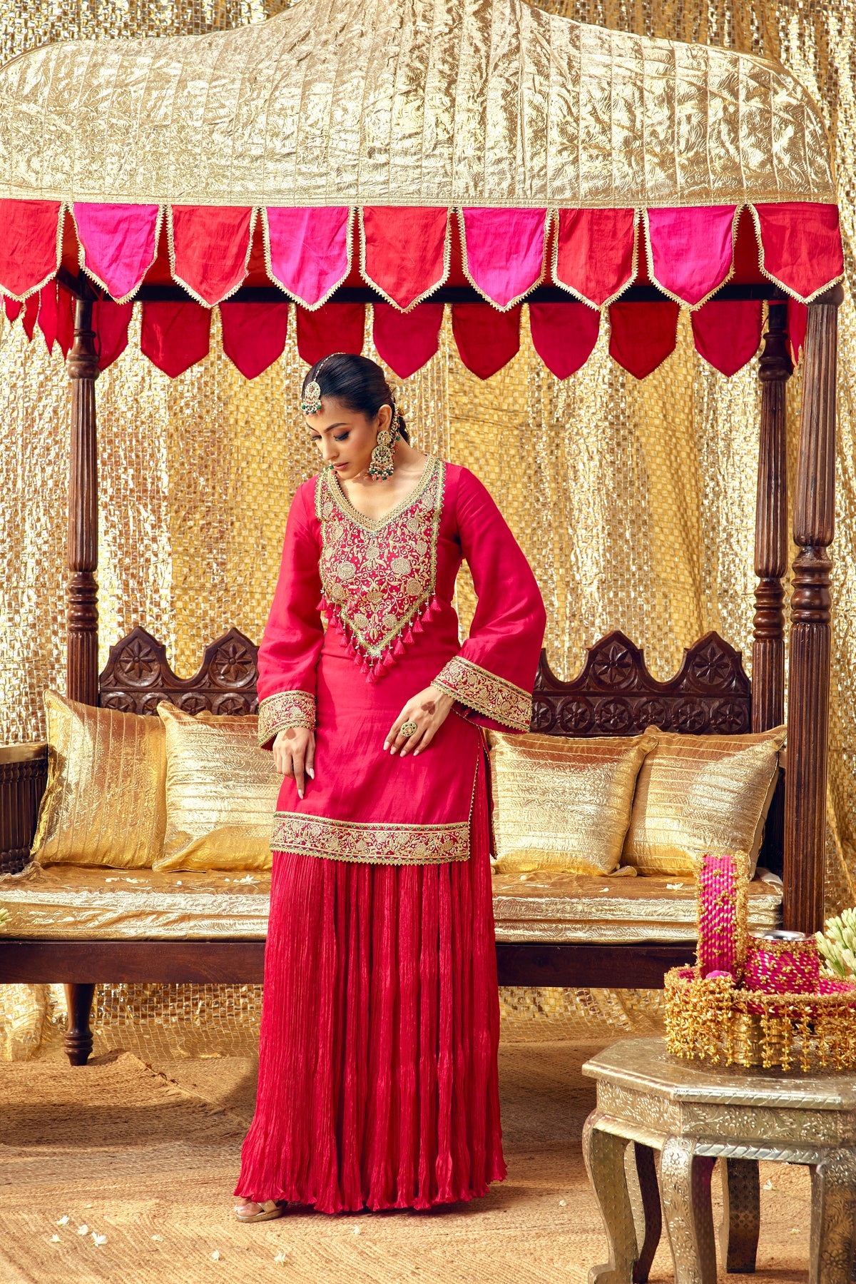 Gulaab Sharara Set