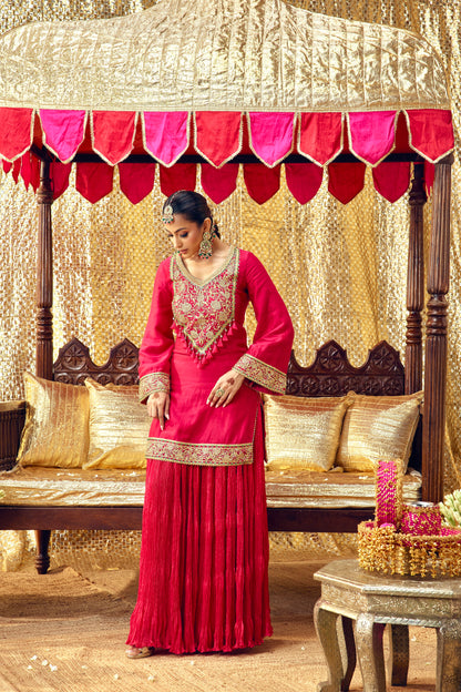 Gulaab Sharara Set