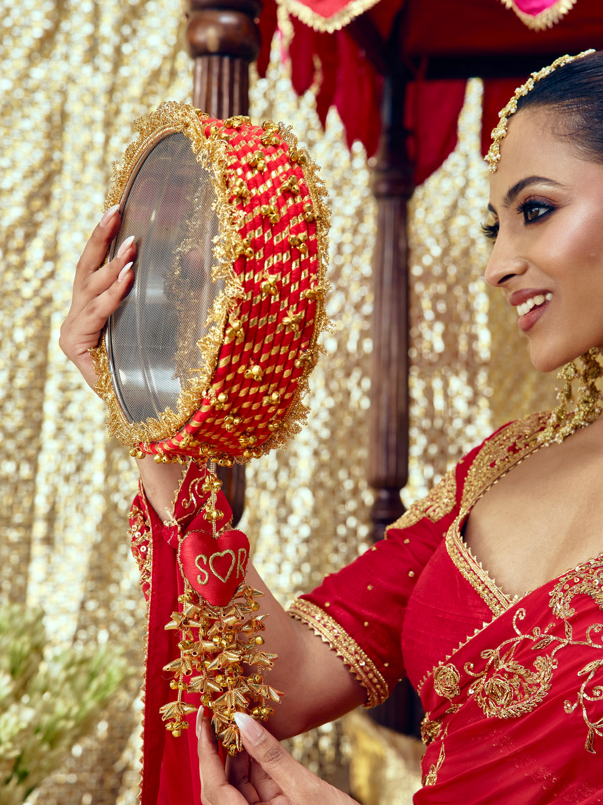Kumkum Karwa Chauth Channi - Red