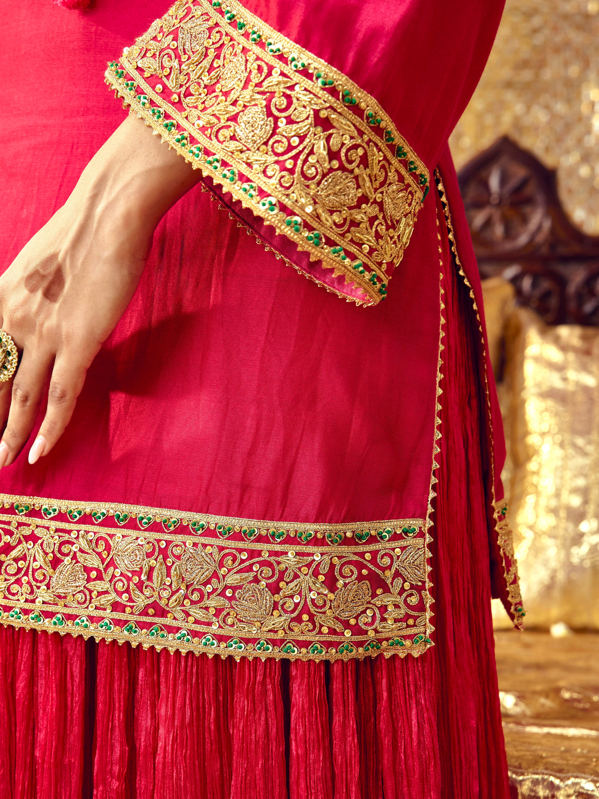 Gulaab Sharara Set