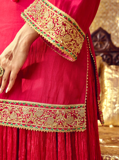 Gulaab Sharara Set