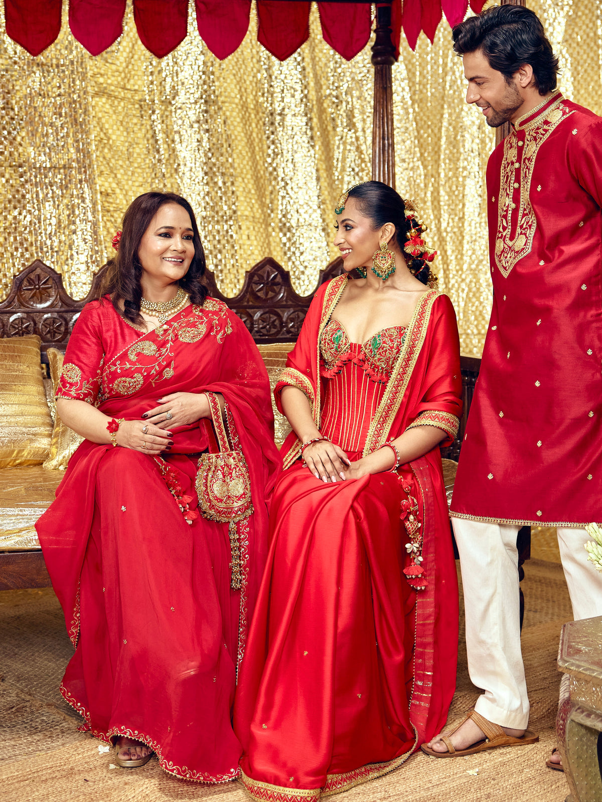Gulaab Saree Set - Red (Sasu Maa Edition)