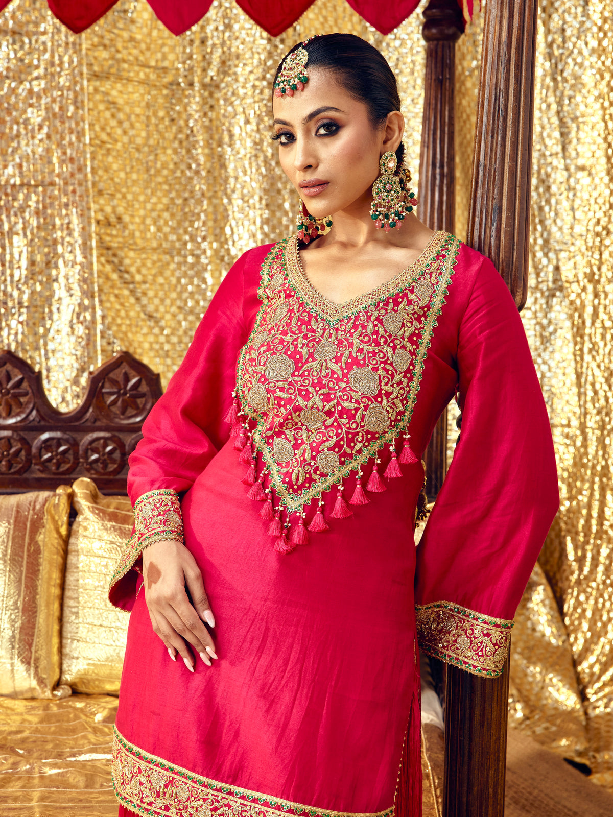 Gulaab Sharara Set