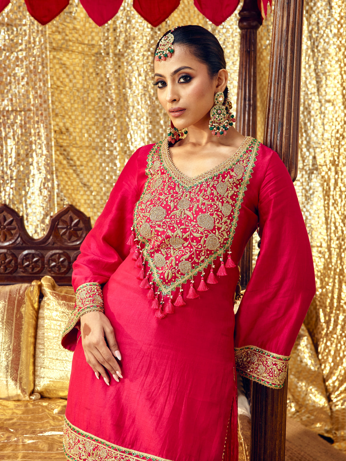 Gulaab Sharara Set