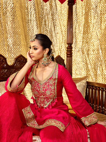 Gulaab Sharara Set
