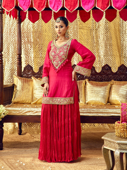 Gulaab Sharara Set