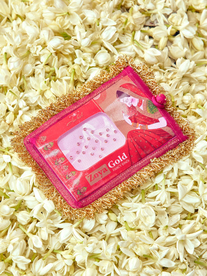 Kumkum Karwa Chauth Bindi Cover - Rani Pink