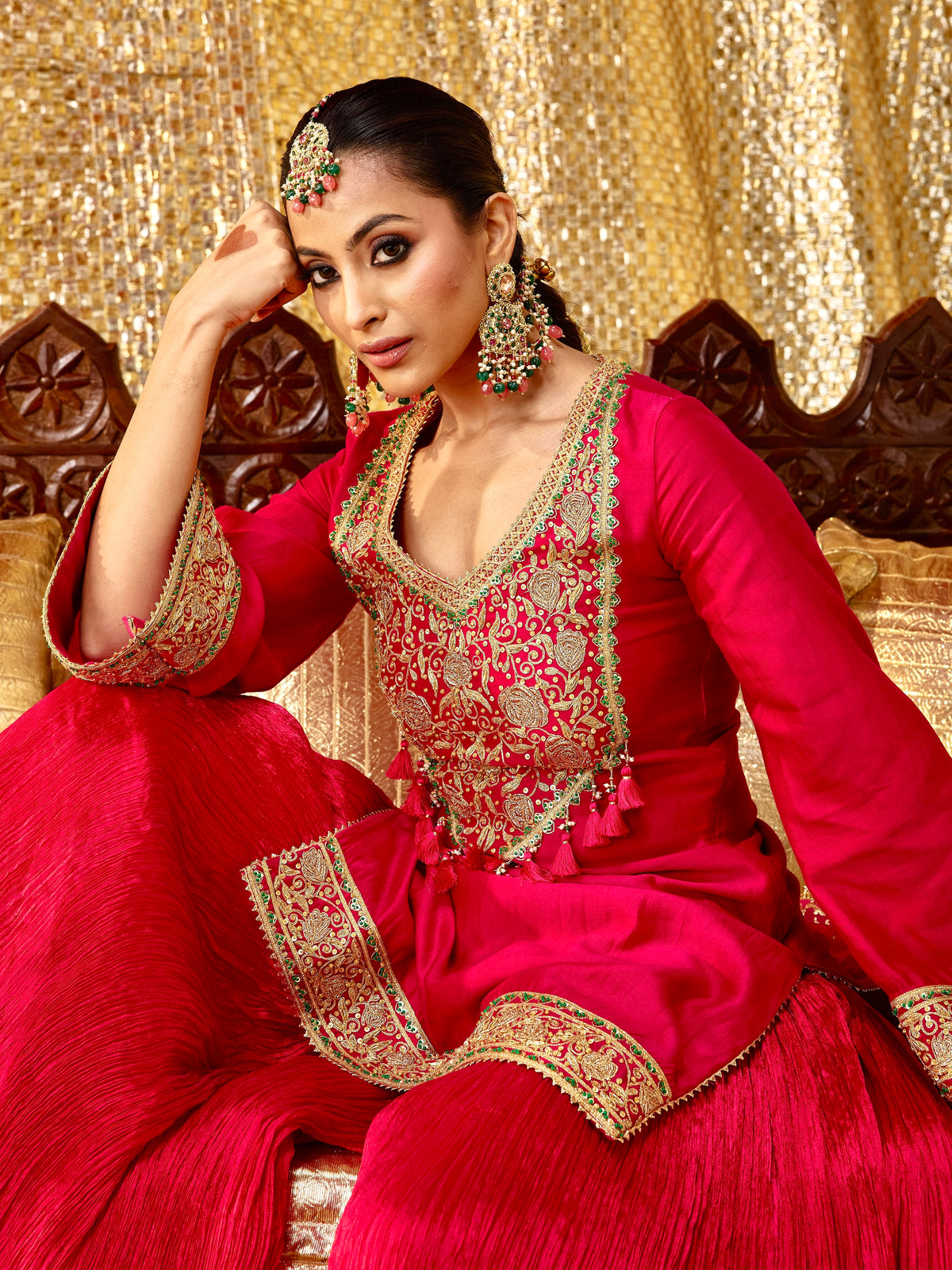 Gulaab Sharara Set