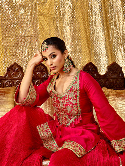 Gulaab Sharara Set