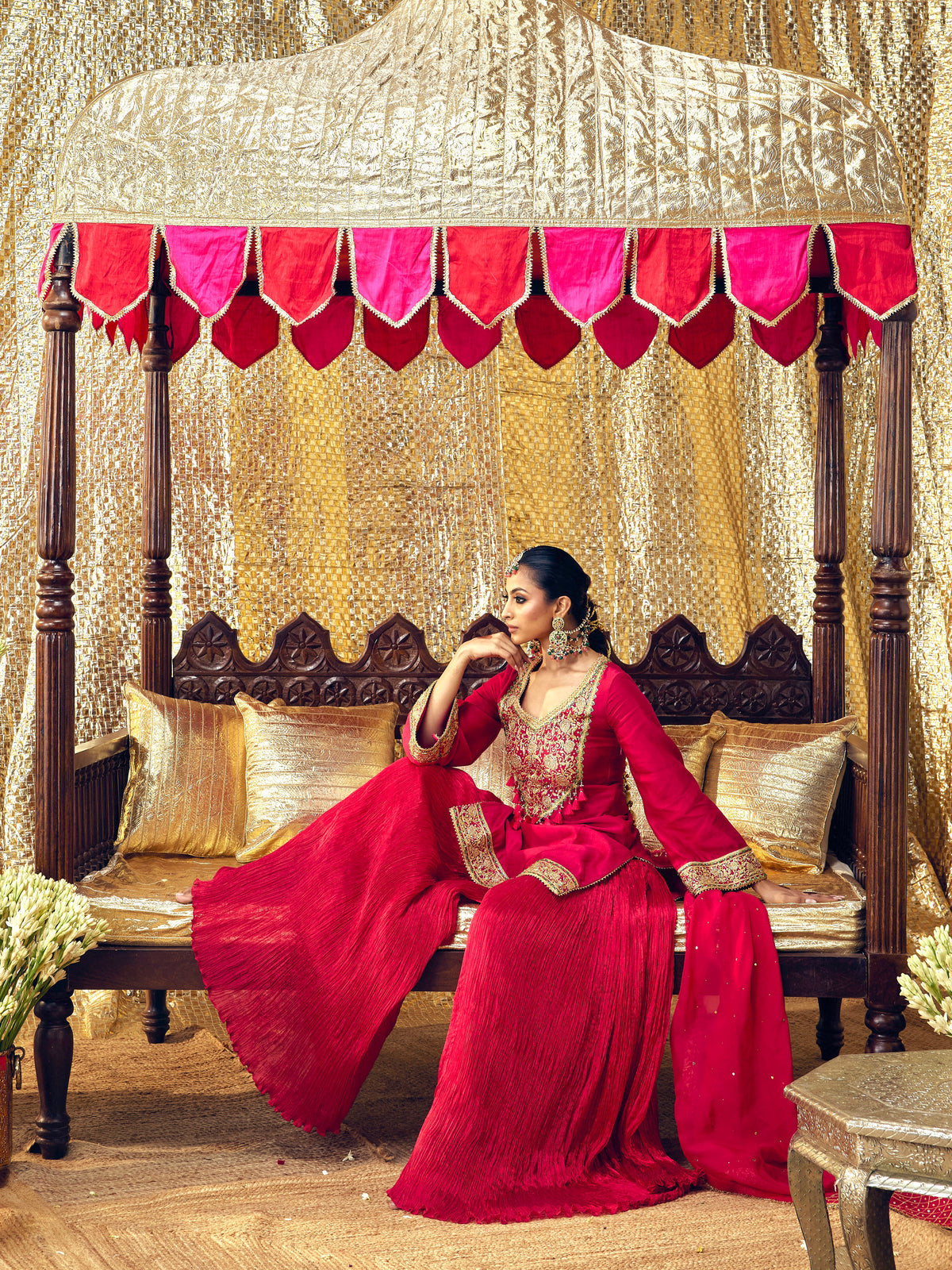 Gulaab Sharara Set
