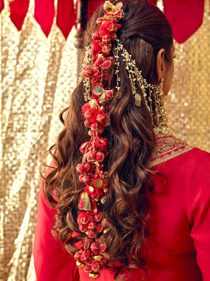 Gulaab Hair Strings - Red
