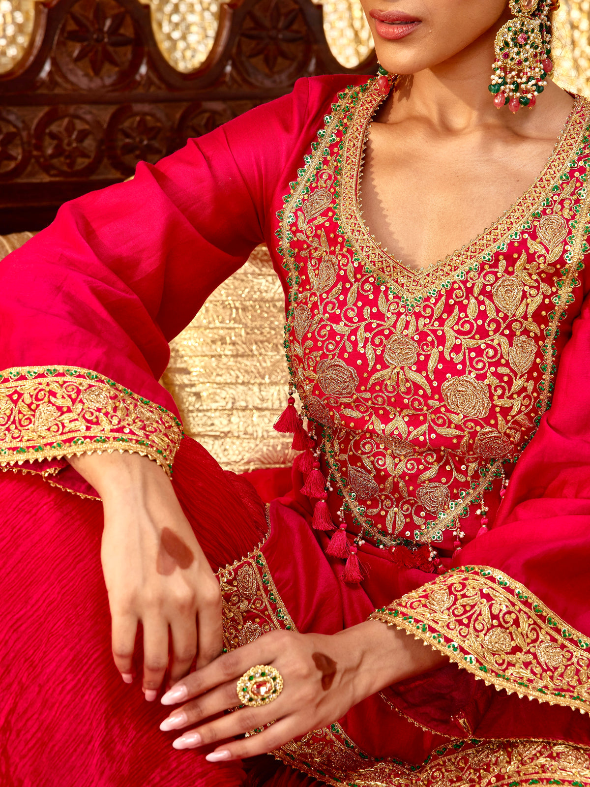 Gulaab Sharara Set