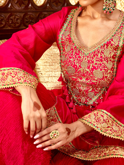 Gulaab Sharara Set
