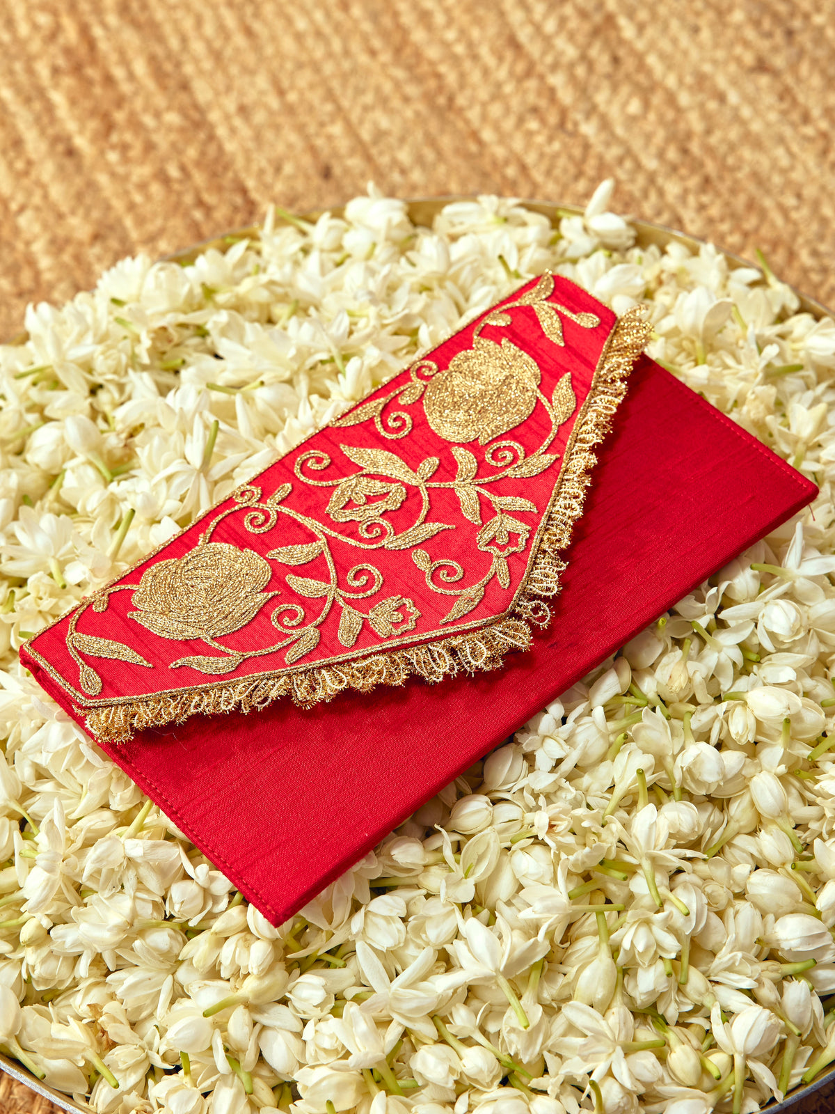 Tota Maina Karwa Chauth Envelope - Red