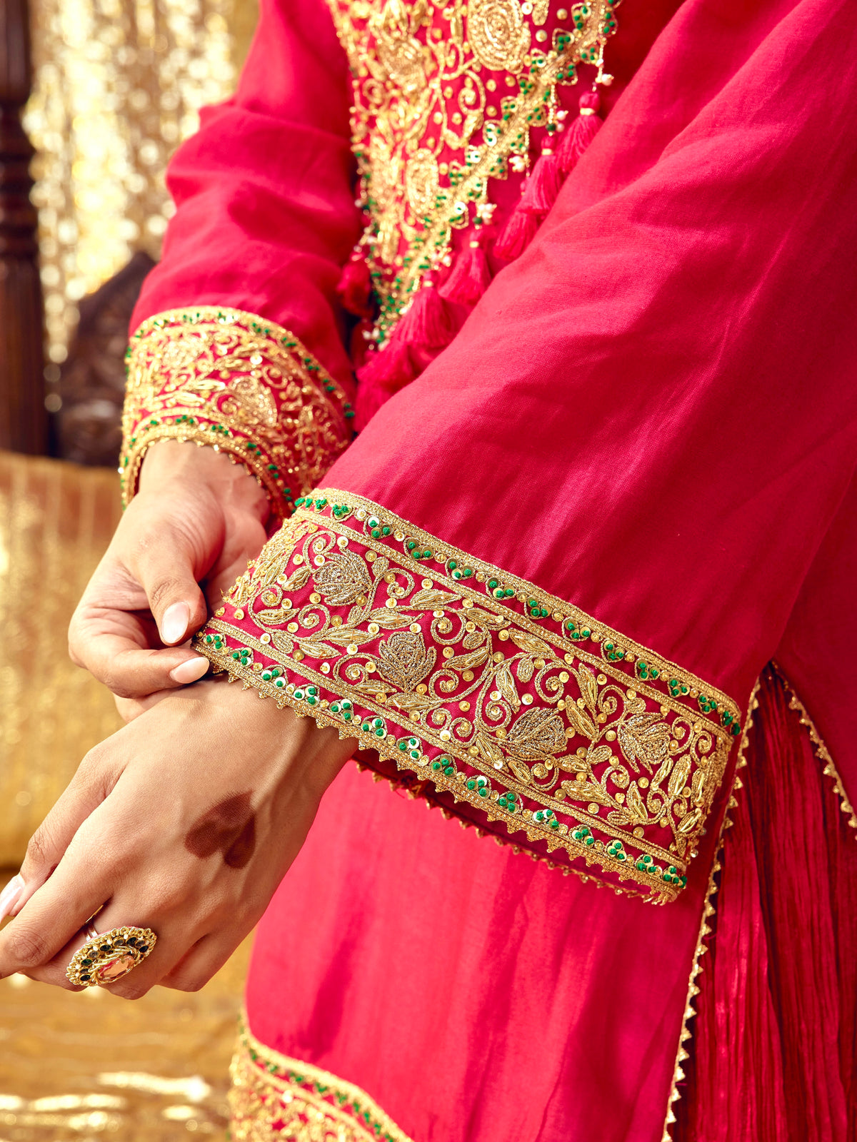 Gulaab Sharara Set