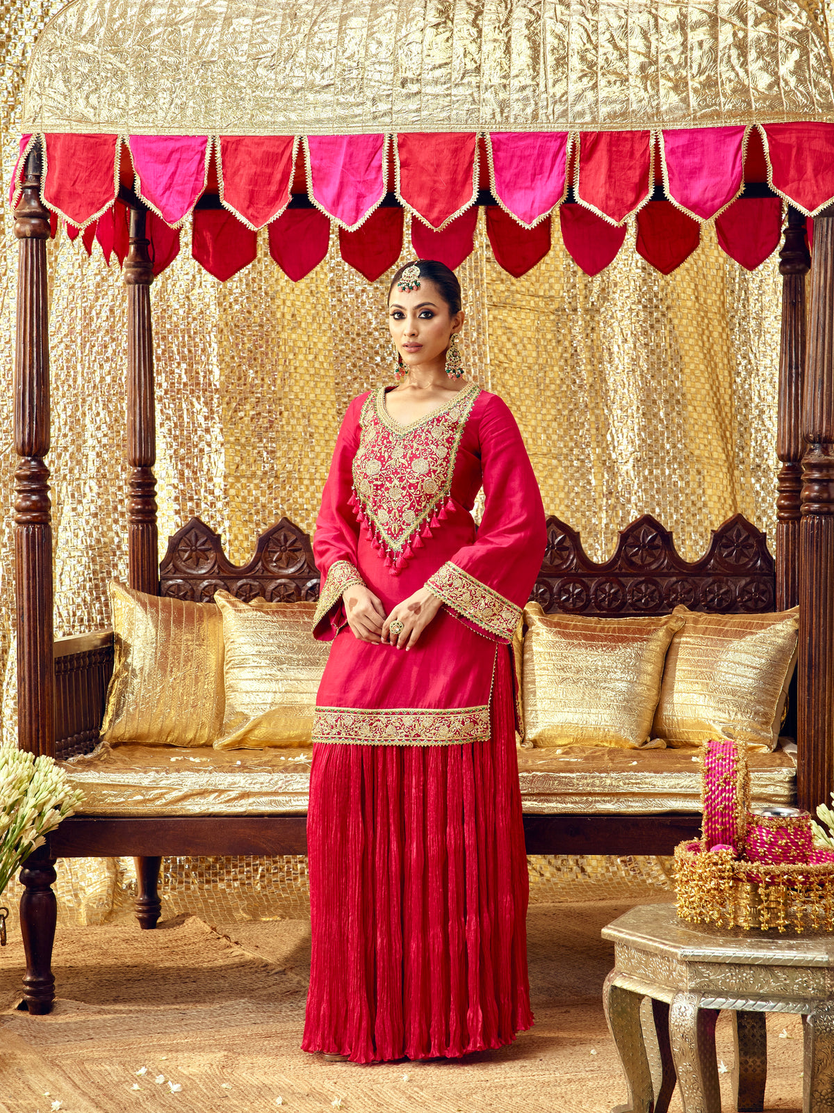 Gulaab Sharara Set