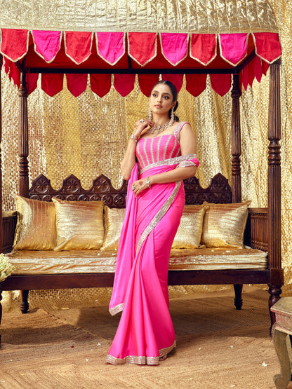Gulaab Only Blouse - Hot Pink