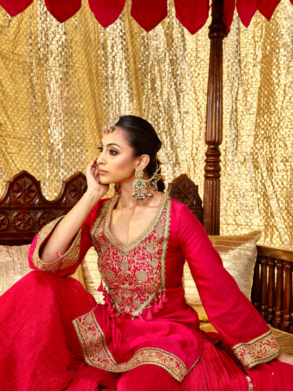 Gulaab Sharara Set