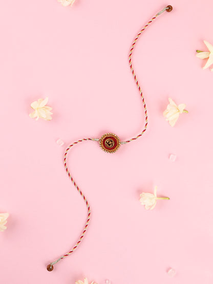 Handmade OM Rakhi for Raksha Bandhan gifting