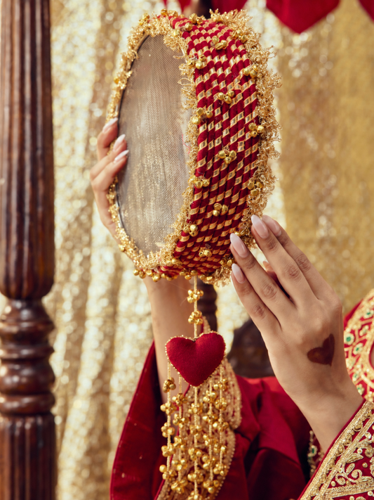 Kumkum Karwa Chauth Channi - Maroon
